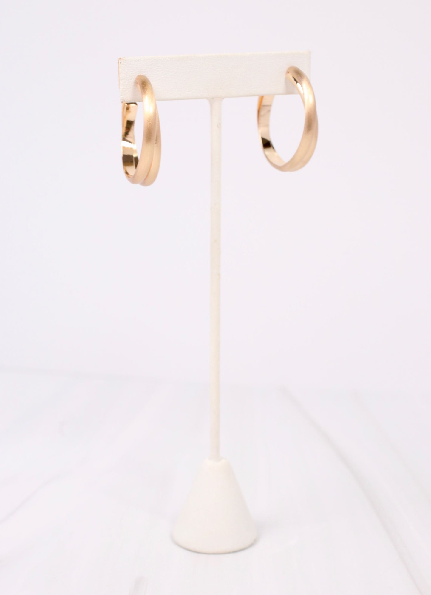 Pablo Hoop Earring MATTE GOLD