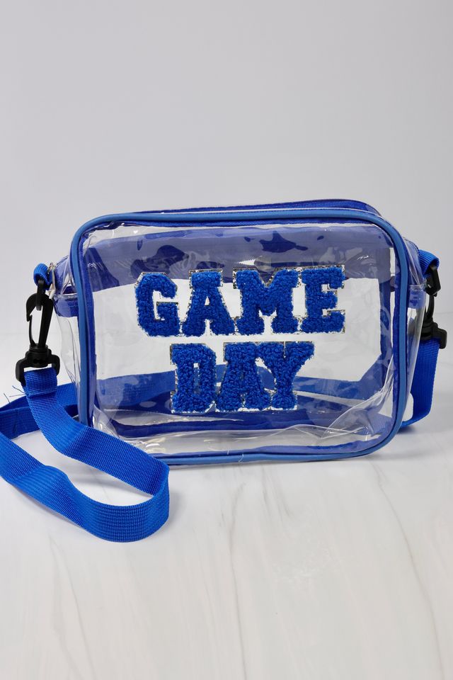 Game Day Clear Crossbody BLUE