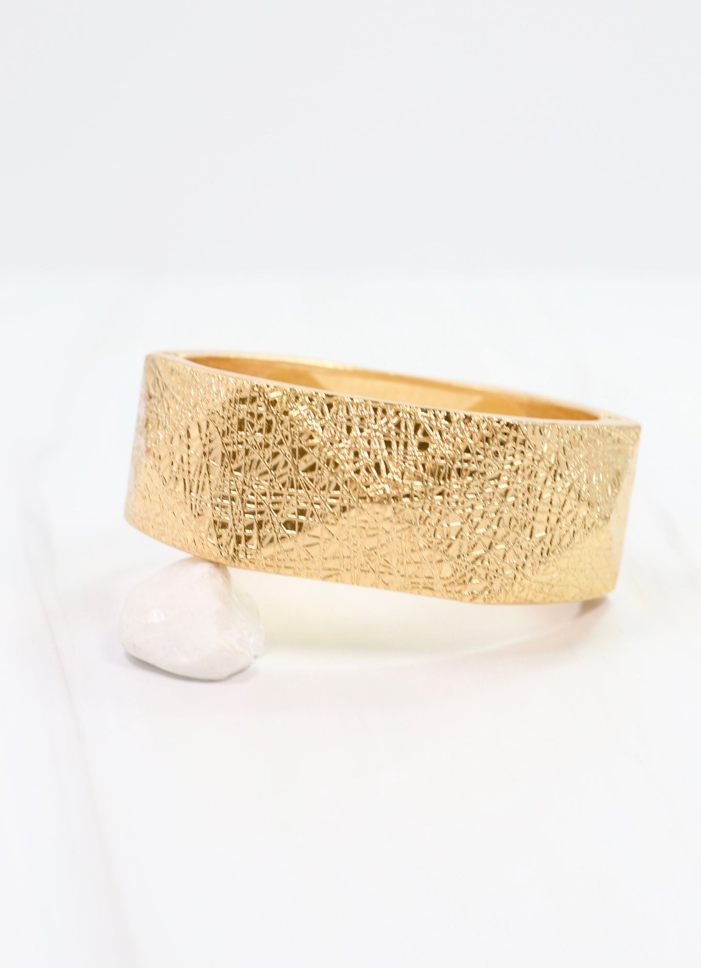 Spears Textured Cuff Bracelet GOLD