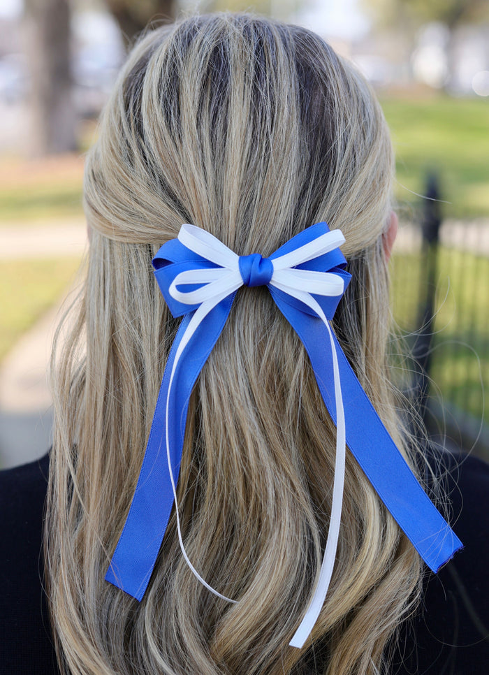 Brynlee Two Tone Bow BLUE