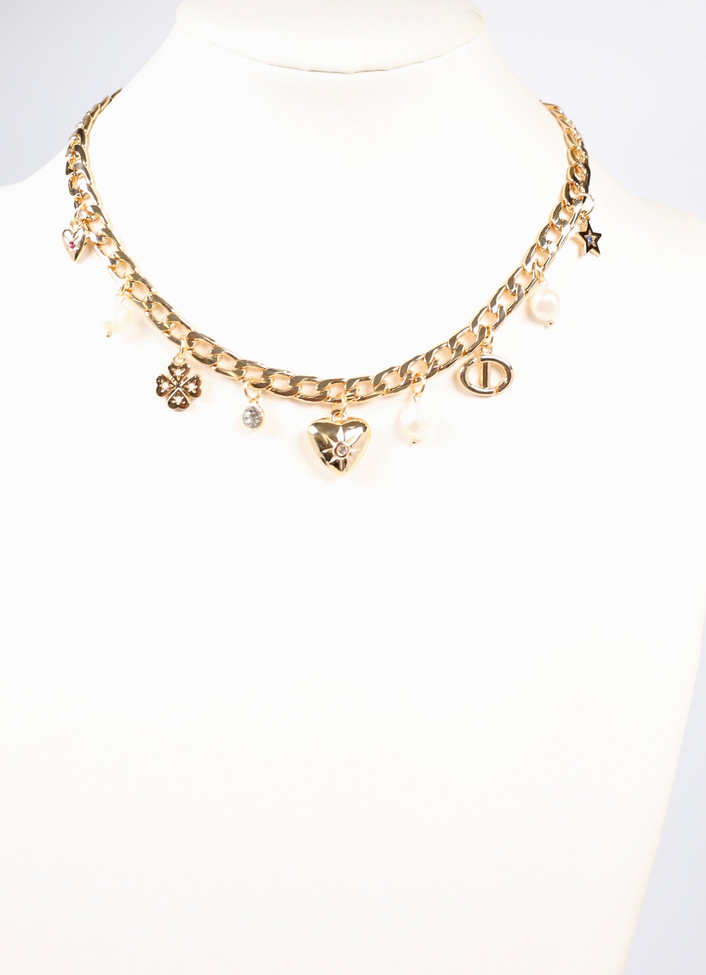 Parris Charms Necklace GOLD