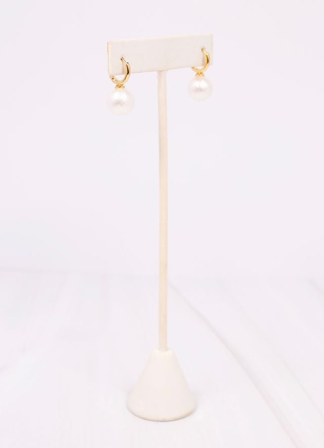 Paulsen Hoop Earring with Pearl GOLD