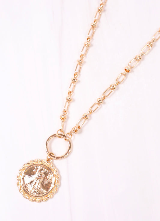 Simmons Pendant Necklace GOLD