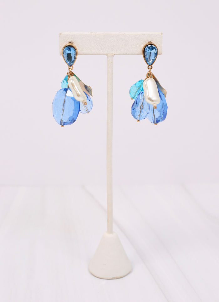 Sylvan Jewel Cluster Earring BLUE