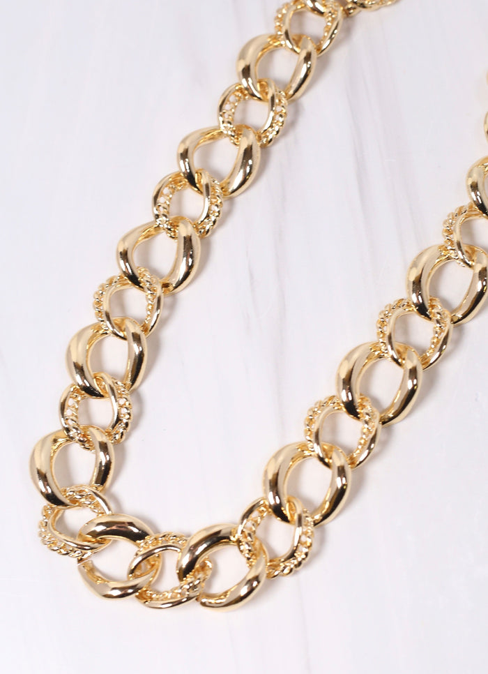 Carney Link Necklace GOLD