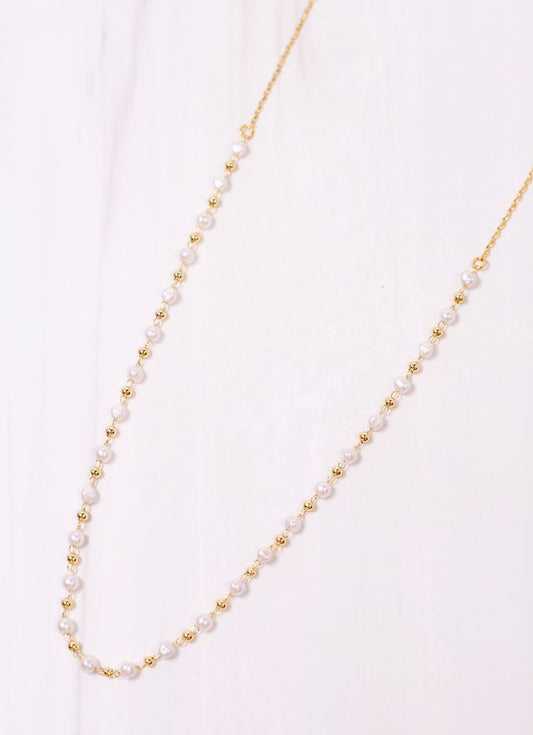 Rubenstein Pearl Necklace GOLD