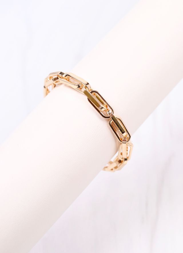 Rabson Link Stretch Bracelet GOLD