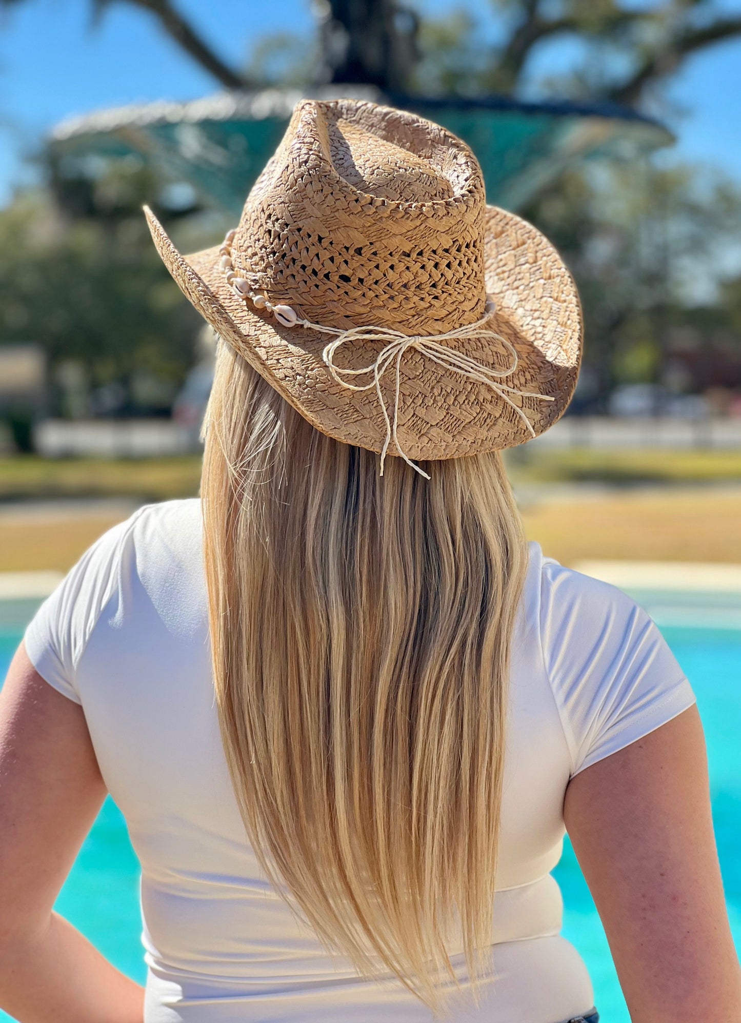 Teddy Hat with Shells NATURAL