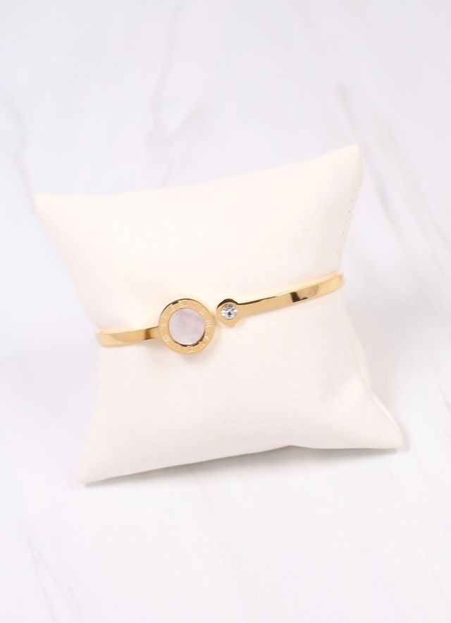 Kimberlee Bangle with Accent GOLD
