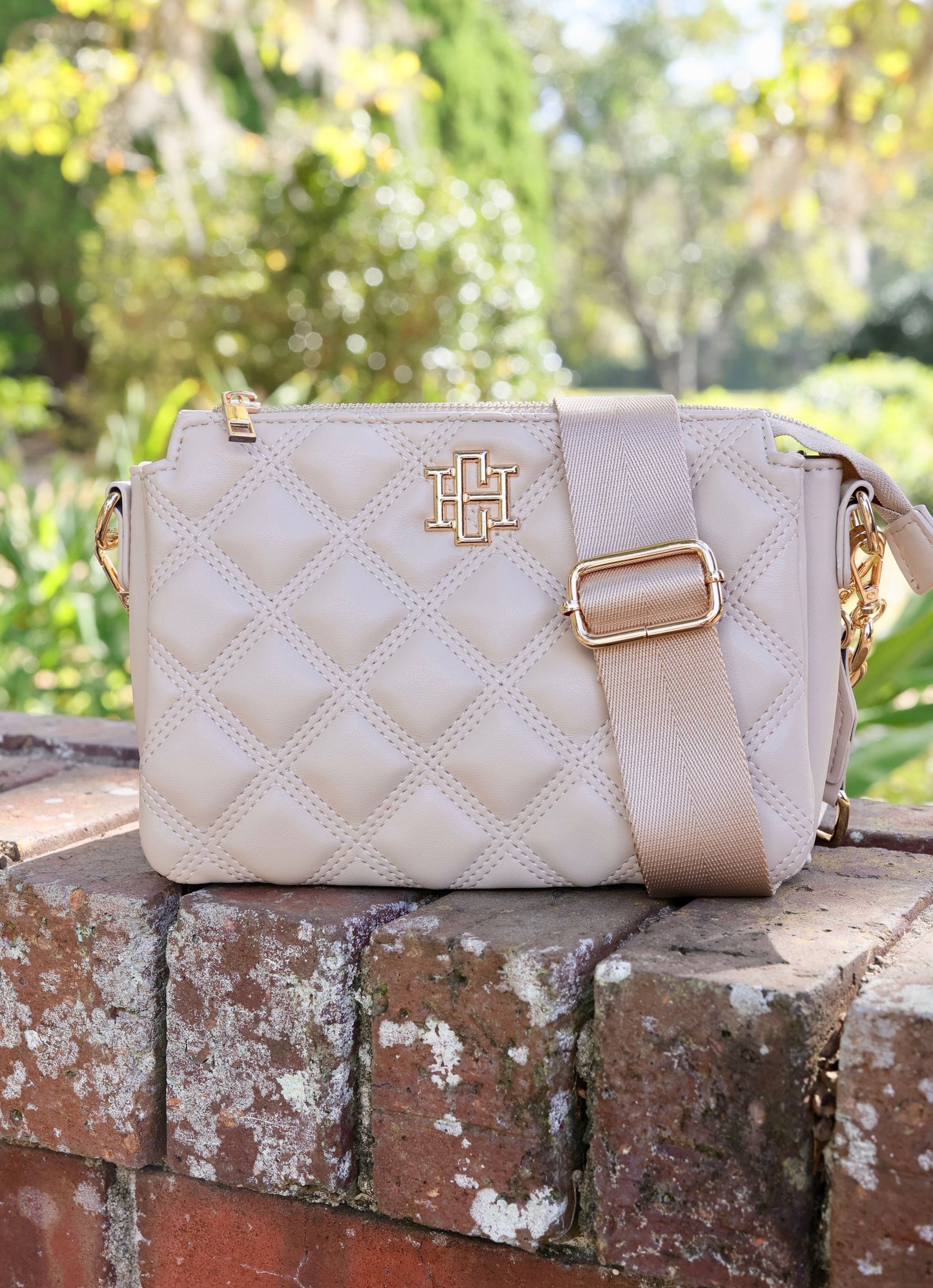 Jace Crossbody NUDE QUILTED DQ