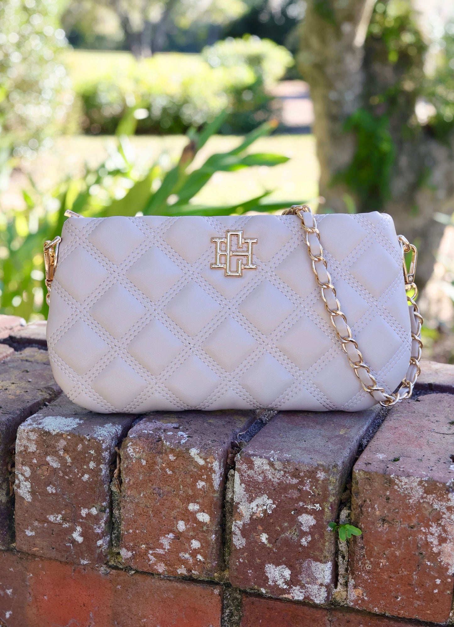 Livi Crossbody NUDE QUILTED DQ