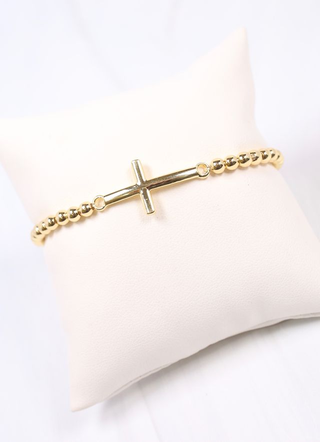 Kaminski Cross Bracelet GOLD