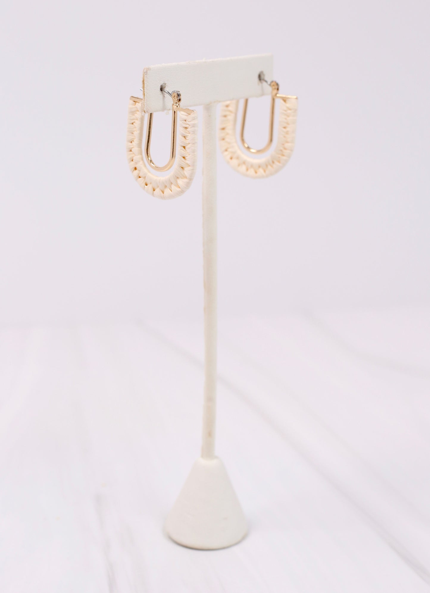 Roxbury Wrapped Drop Earring Ivory