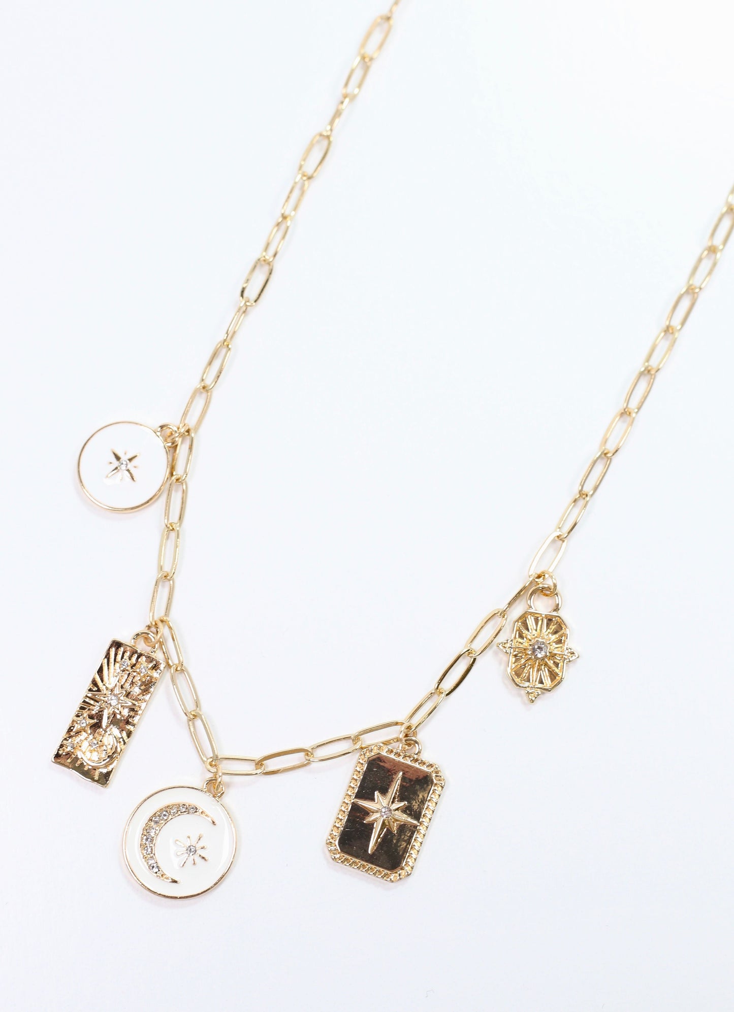 Ernie Charm Necklace Gold