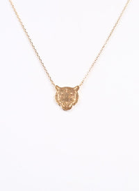 The World is a Jungle Tiger Necklace GOLD