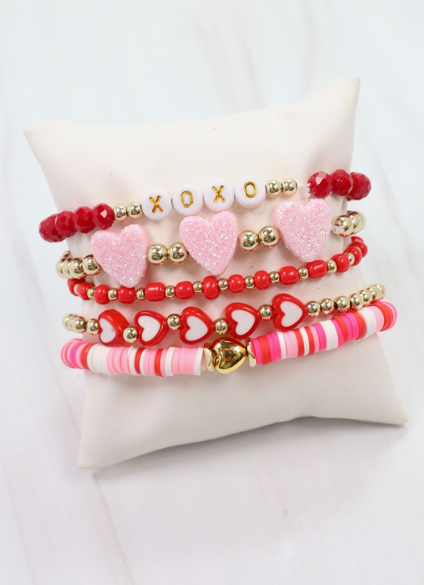 XOXO Bracelet Set RED