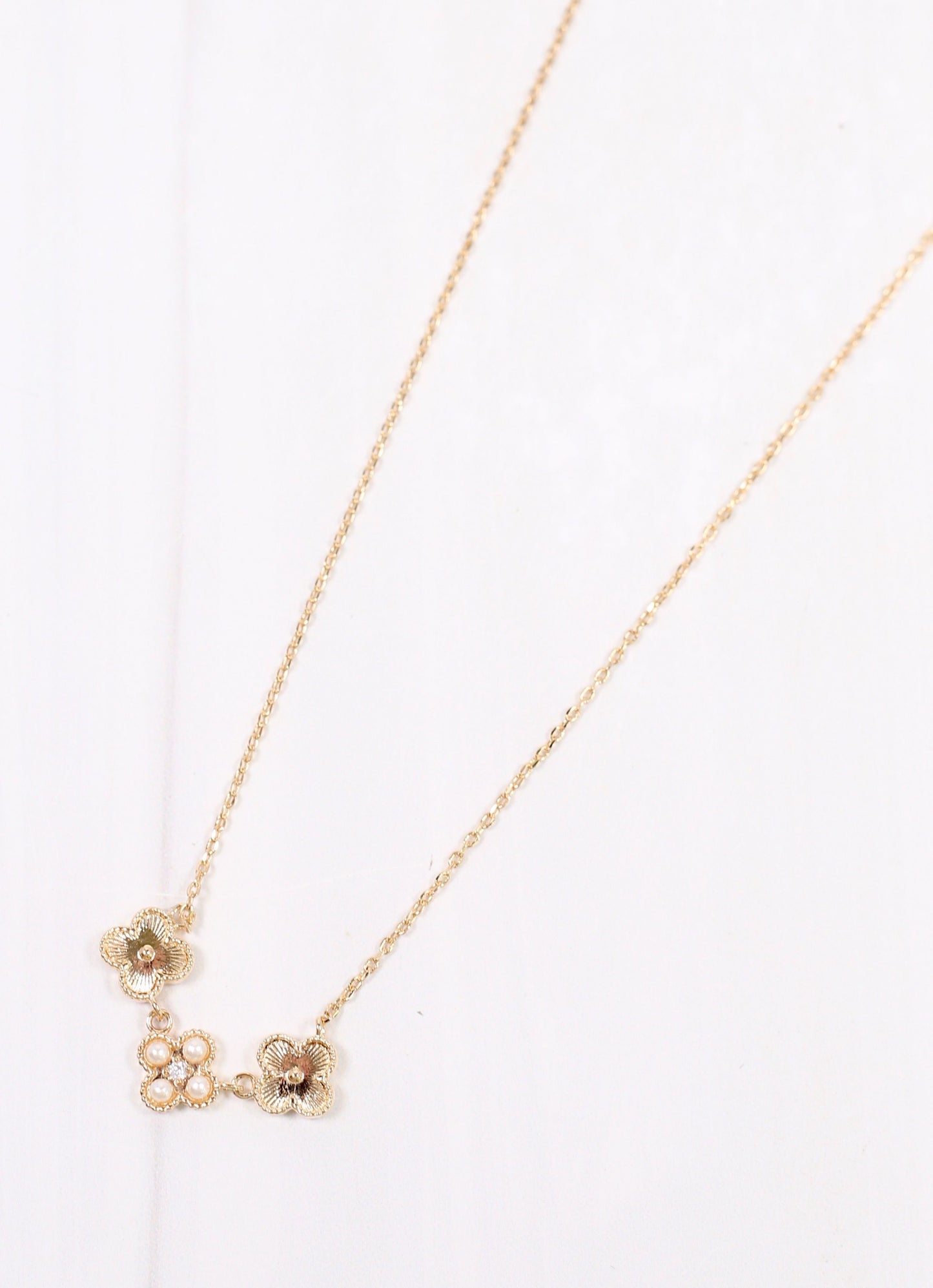 Handleson Clover Necklace GOLD