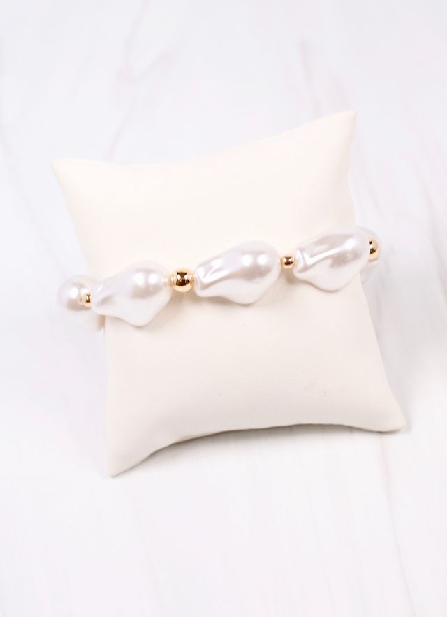 Jerald Pearl Bracelet CREAM