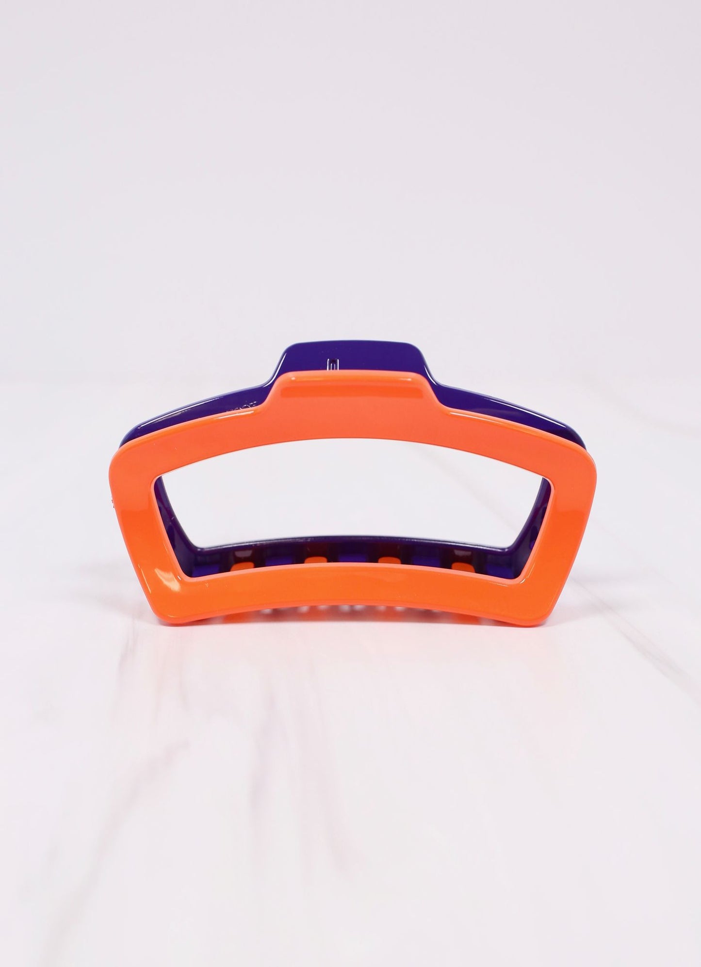 Jasmine Two Tone Hair Clip PURPLE ORANGE