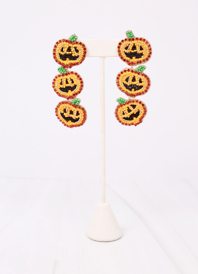 Pamela Pumpkin Drop Earring ORANGE