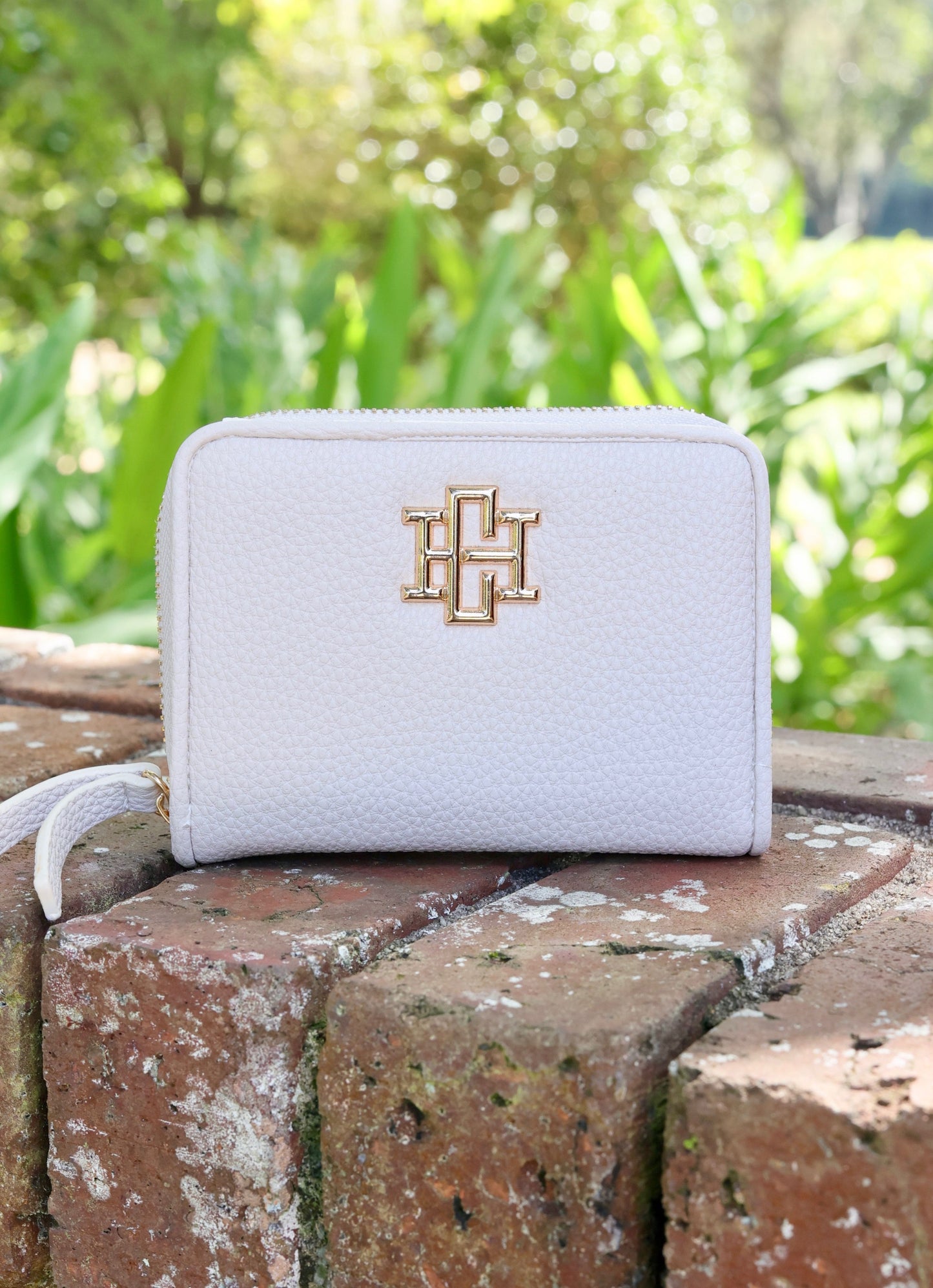 Nadine Zippered Wallet Cream PB