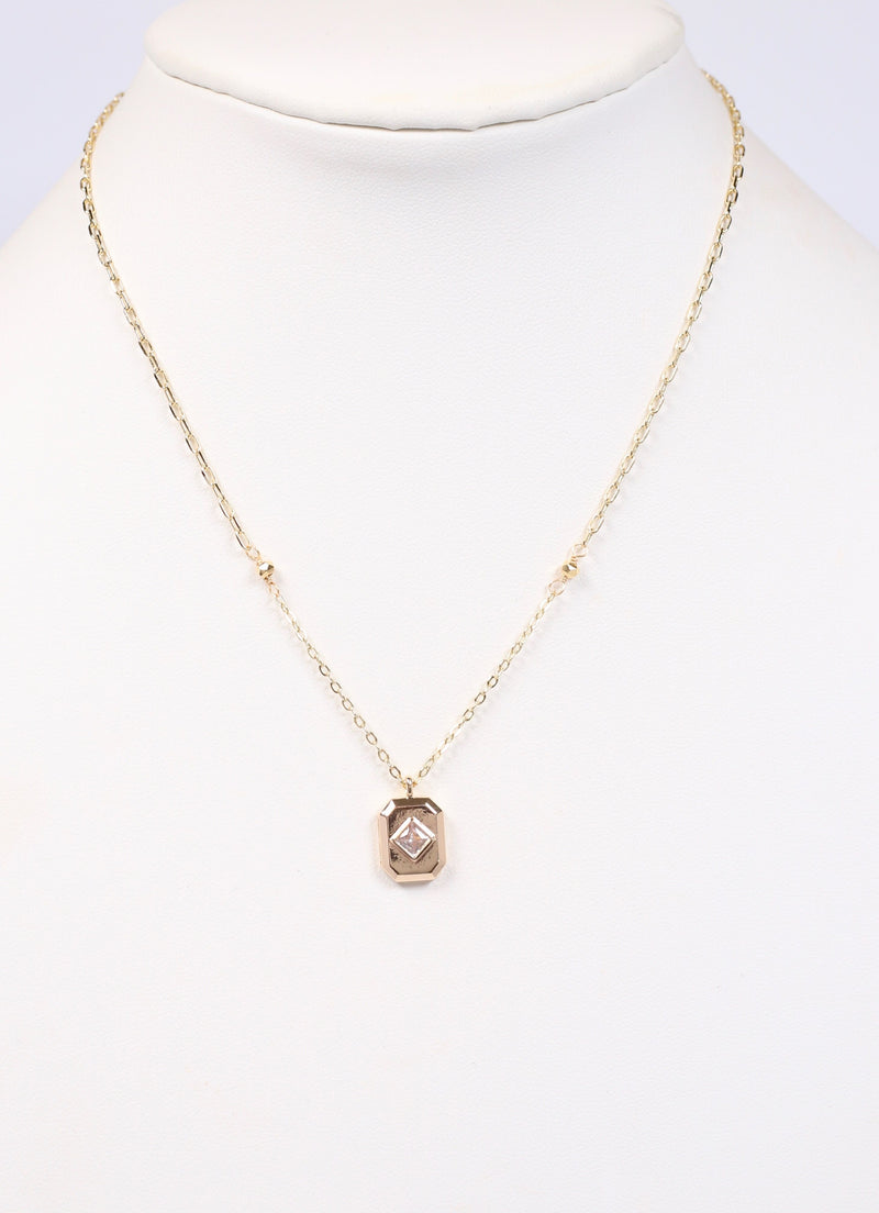 Leoville Necklace with Charm GOLD