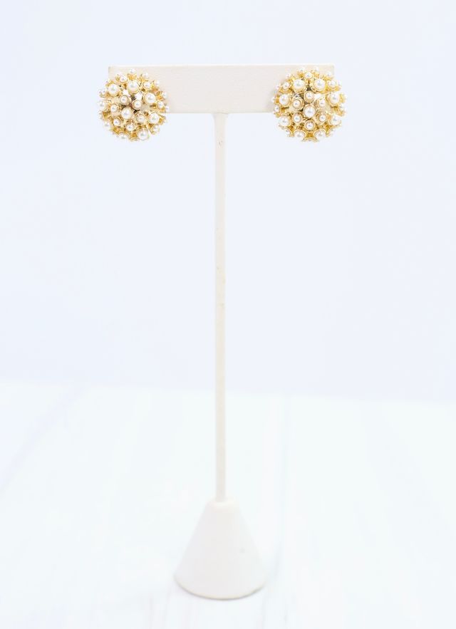 Landree Pearl Studded Earring GOLD