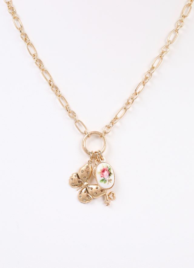 Wendy Charm Necklace GOLD