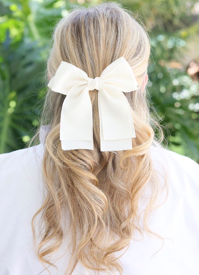 Gino Hair Bow Ivory