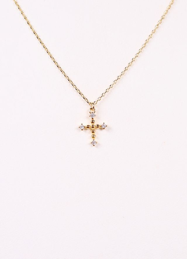 Berges Cross Necklace GOLD