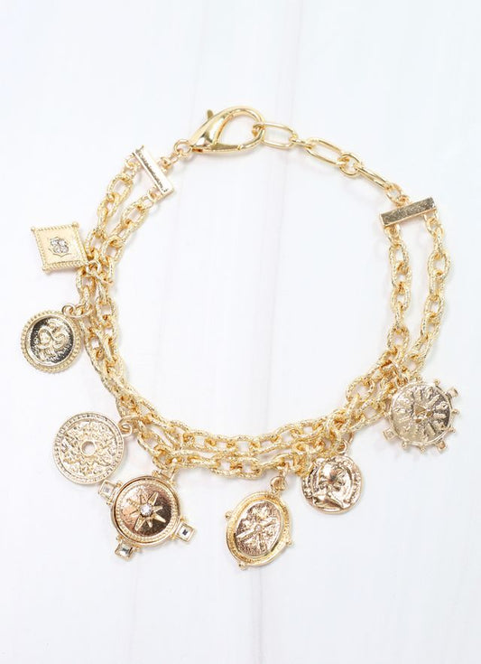 Sheryl Charm Bracelet GOLD