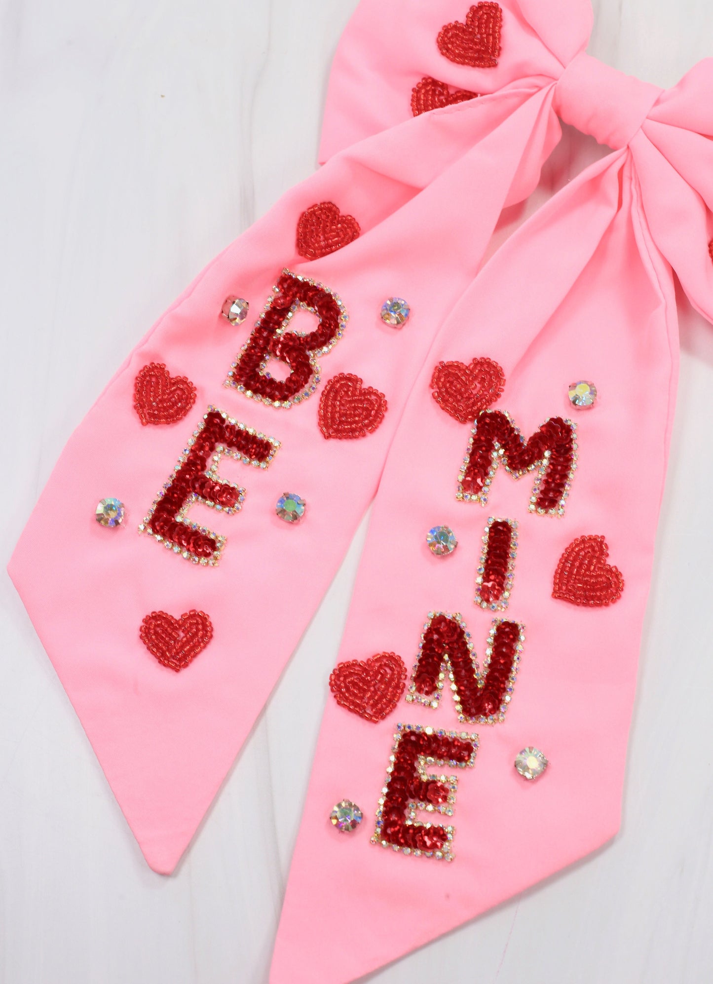 Be Mine Heart Bow PINK