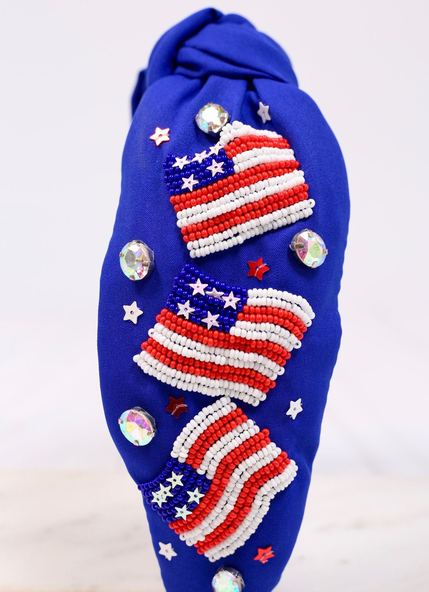 Grand ol' Flag Headband BLUE