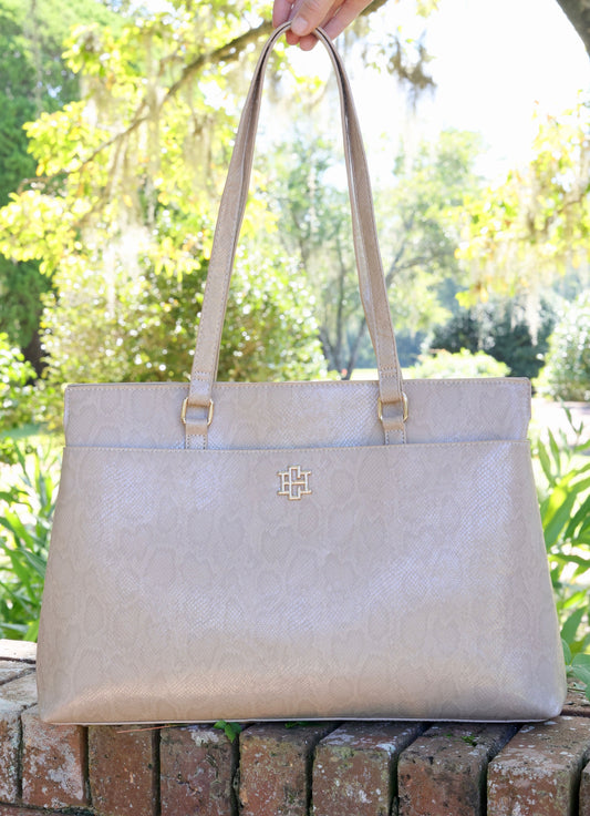 Lexi Versatile Tote Taupe ES - wholesale tote bag