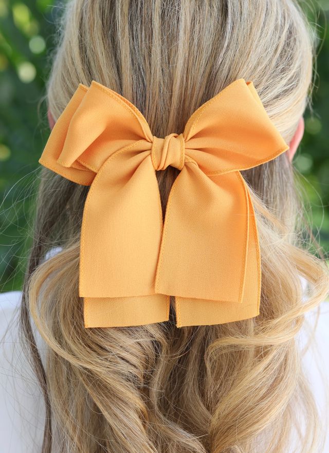 Gino Hair Bow MUSTARD