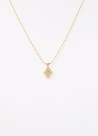 Bredenbury CZ Charm Necklace GOLD