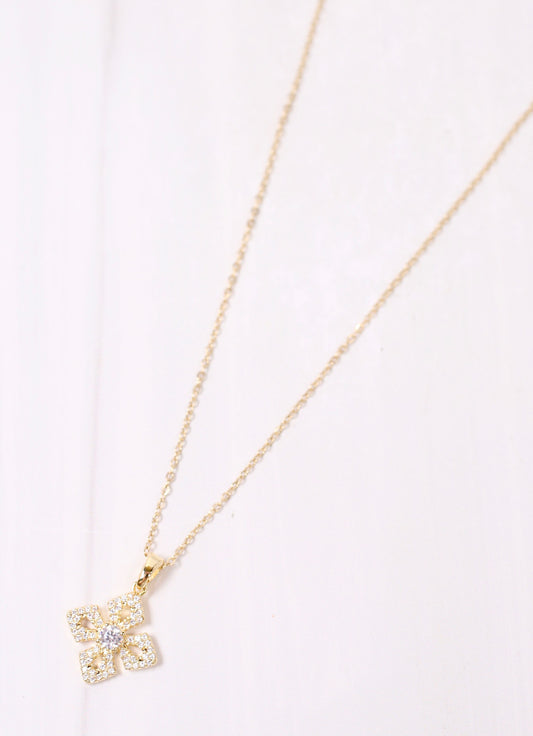 Maggie CZ Necklace GOLD