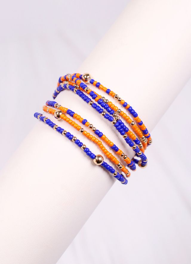 Karnes Bracelet Set BLUE ORANGE