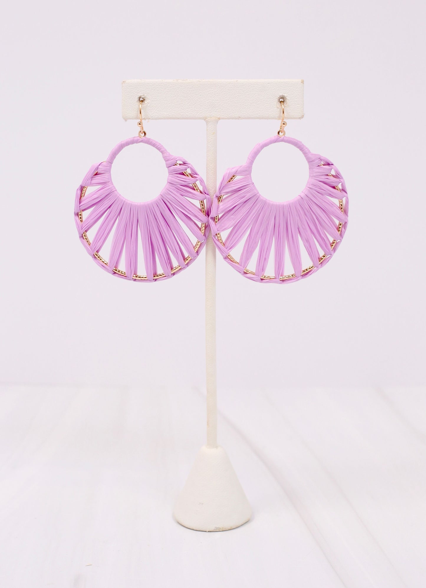 Brackley Wrapped Earring LAVENDER