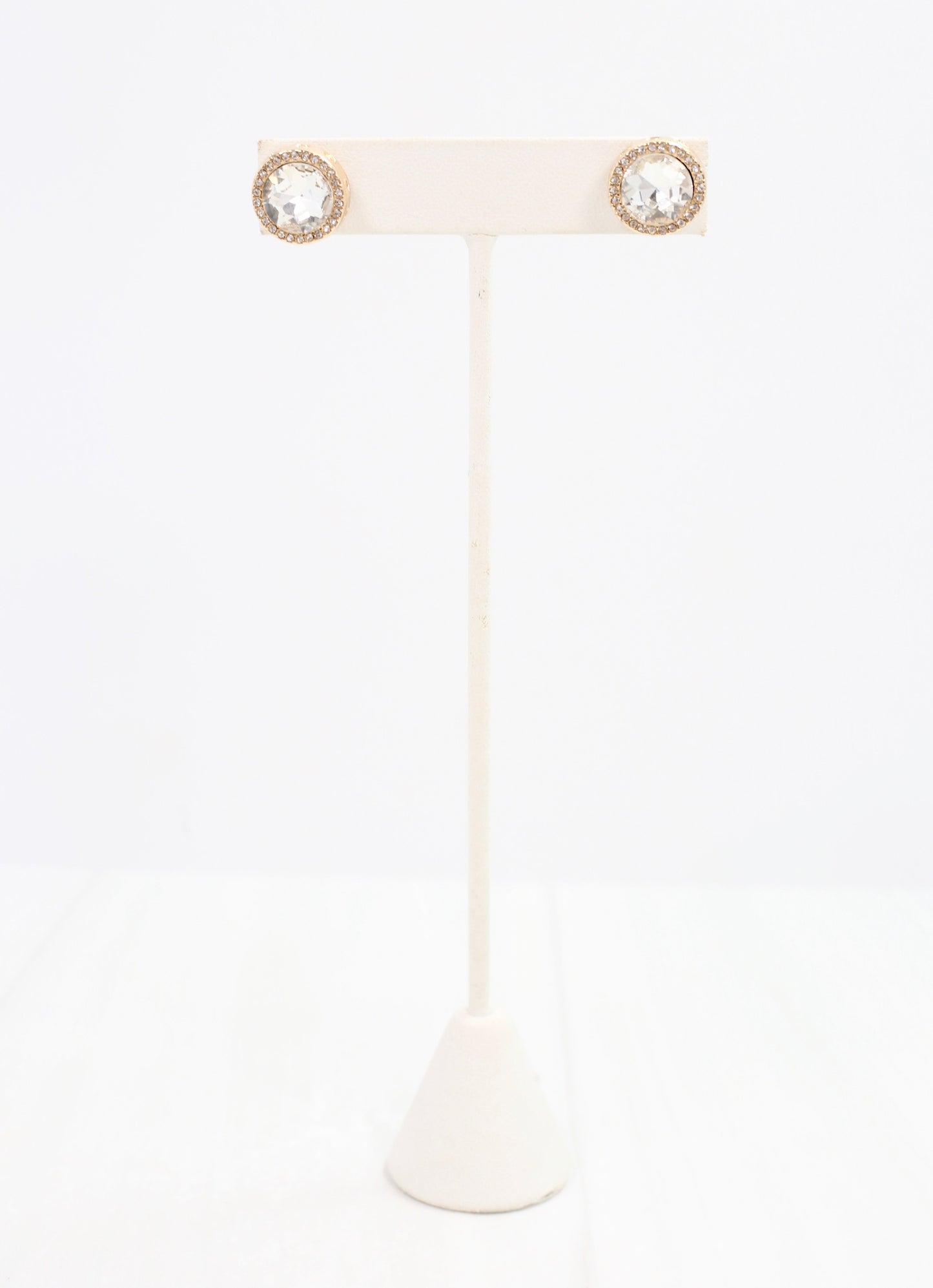 Carlos Crystal Stud Earring CLEAR