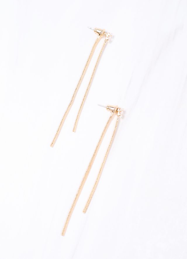 Alexandra Chain Drop Earring Gold