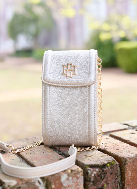 Paige Cell Phone Crossbody PEARL