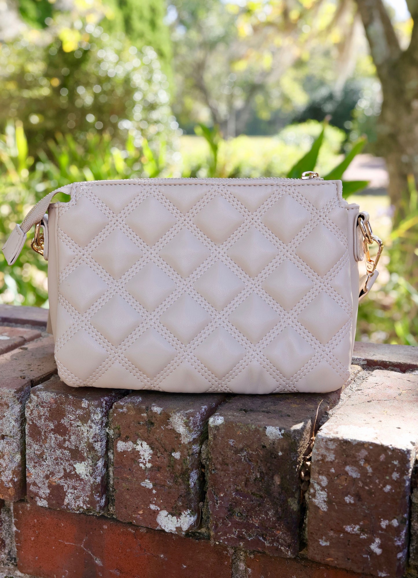 Jace Crossbody NUDE QUILTED DQ