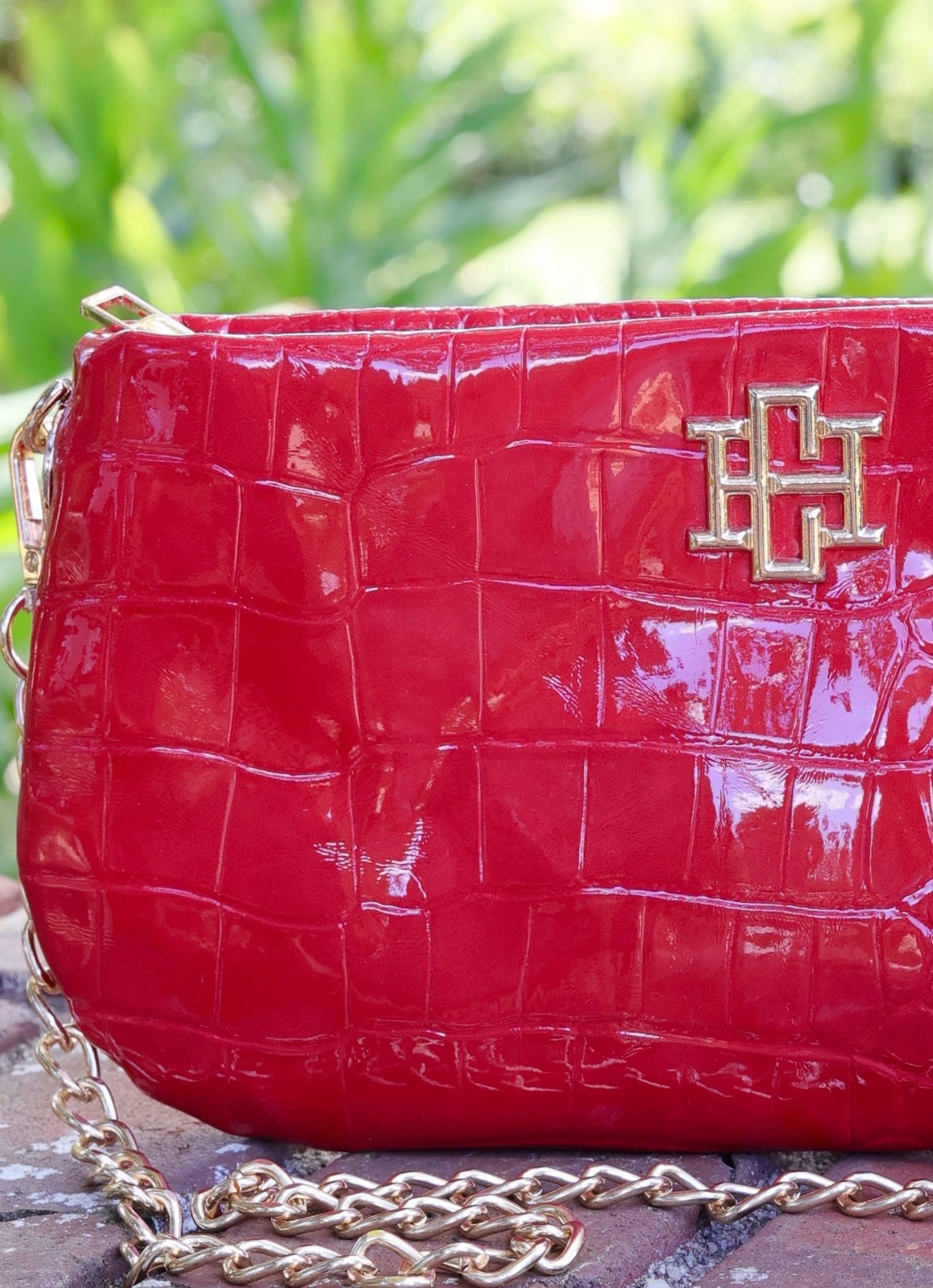 Livi Crossbody Red Patent