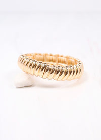 Ivey Metal Stretch Bracelet GOLD