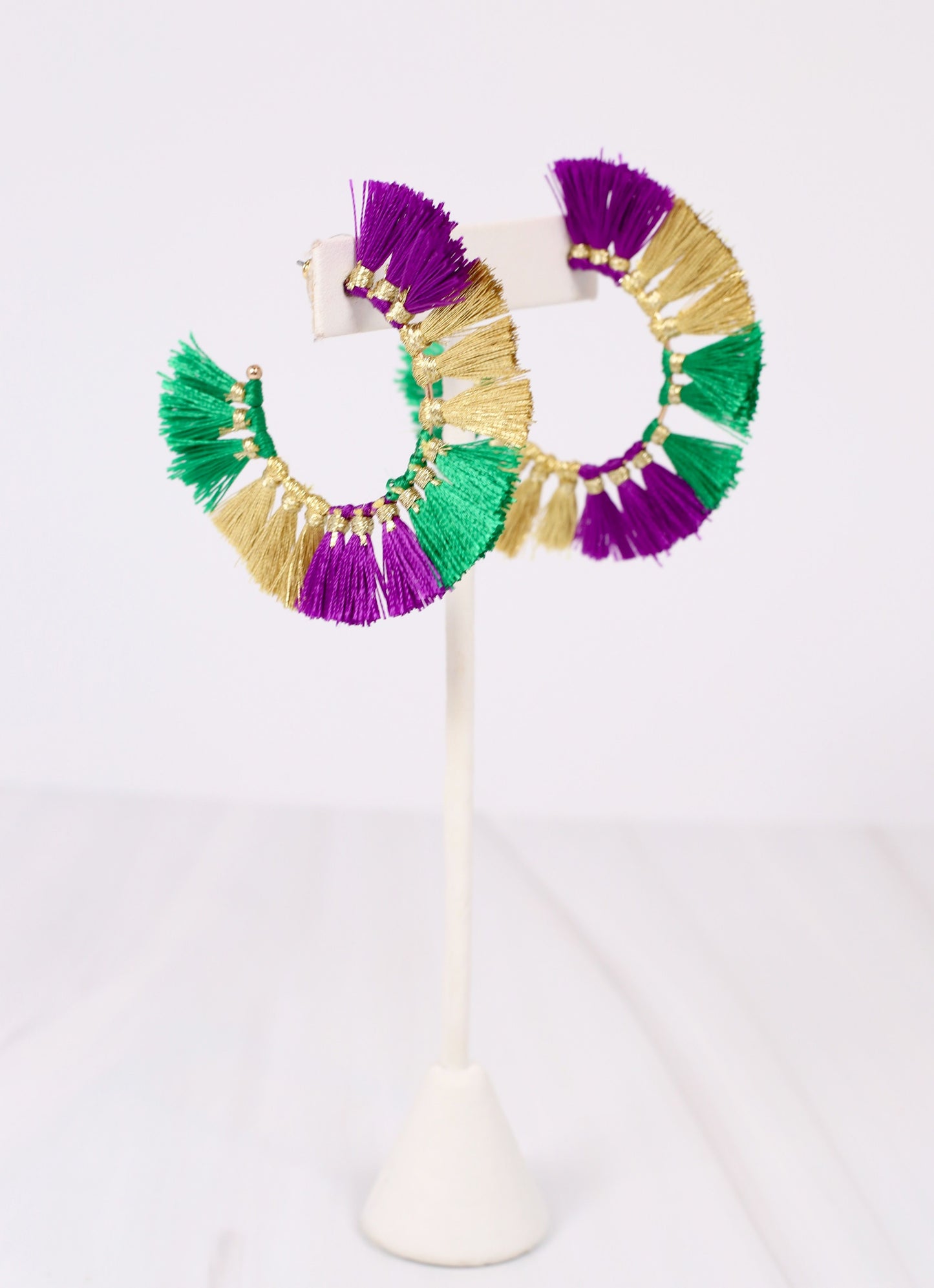 Metairie Tassel Hoop Earring MULTI