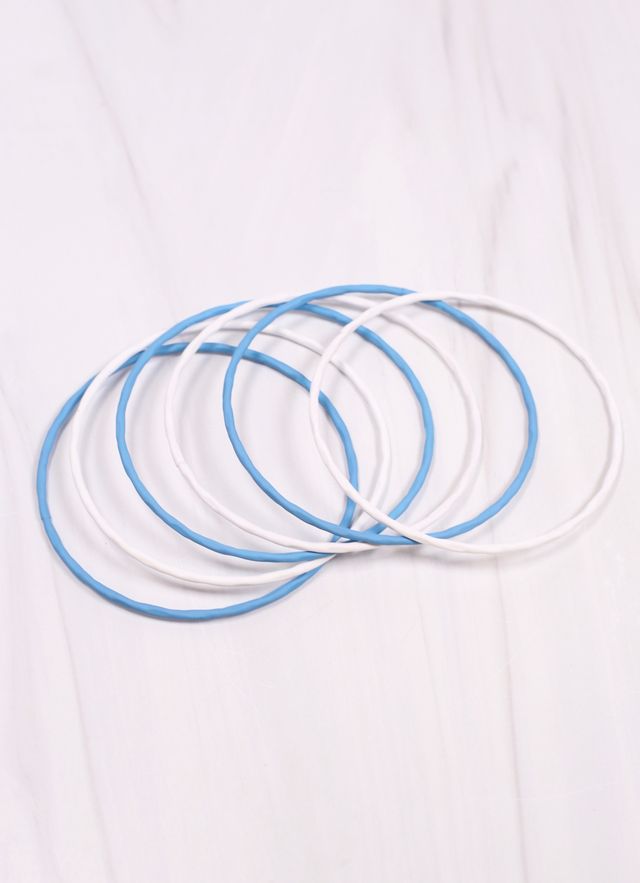 Autry Bangle Set CAROLINA BLUE