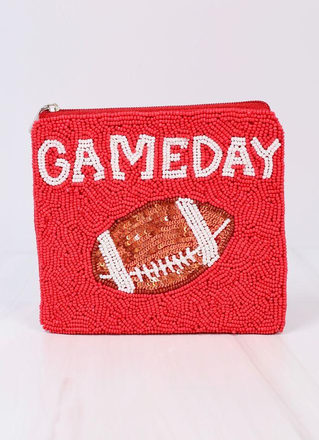 Gameday Football Pouch RED