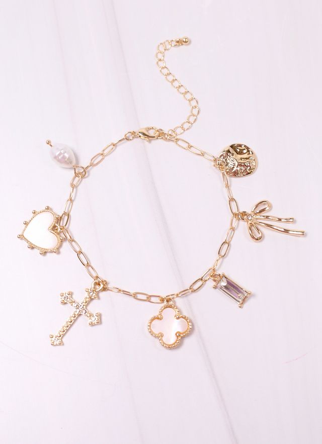 Arquette Charm Bracelet GOLD