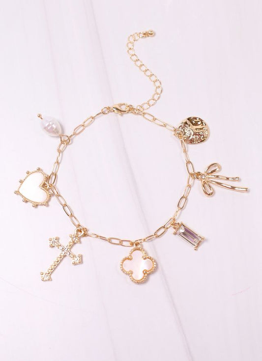 Arquette Charm Bracelet GOLD